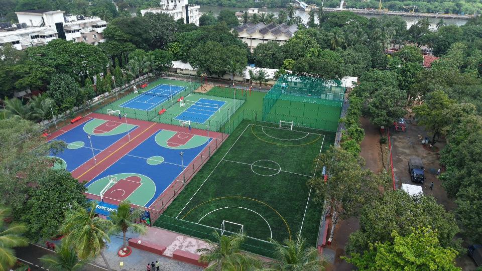 Multi-sport facility built by Gameinfrasol